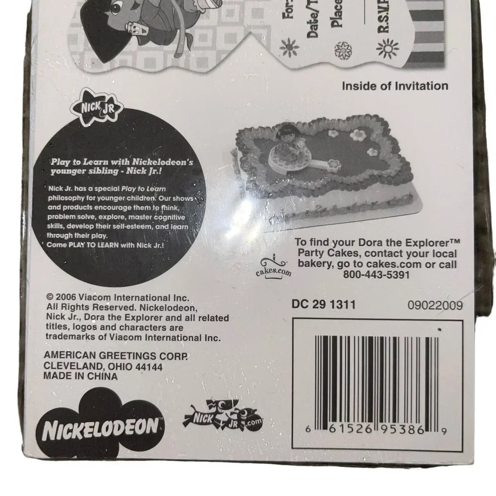 NIP American Greeting Dora The Explorer Birthday Party Invitations 2 Packs of 8